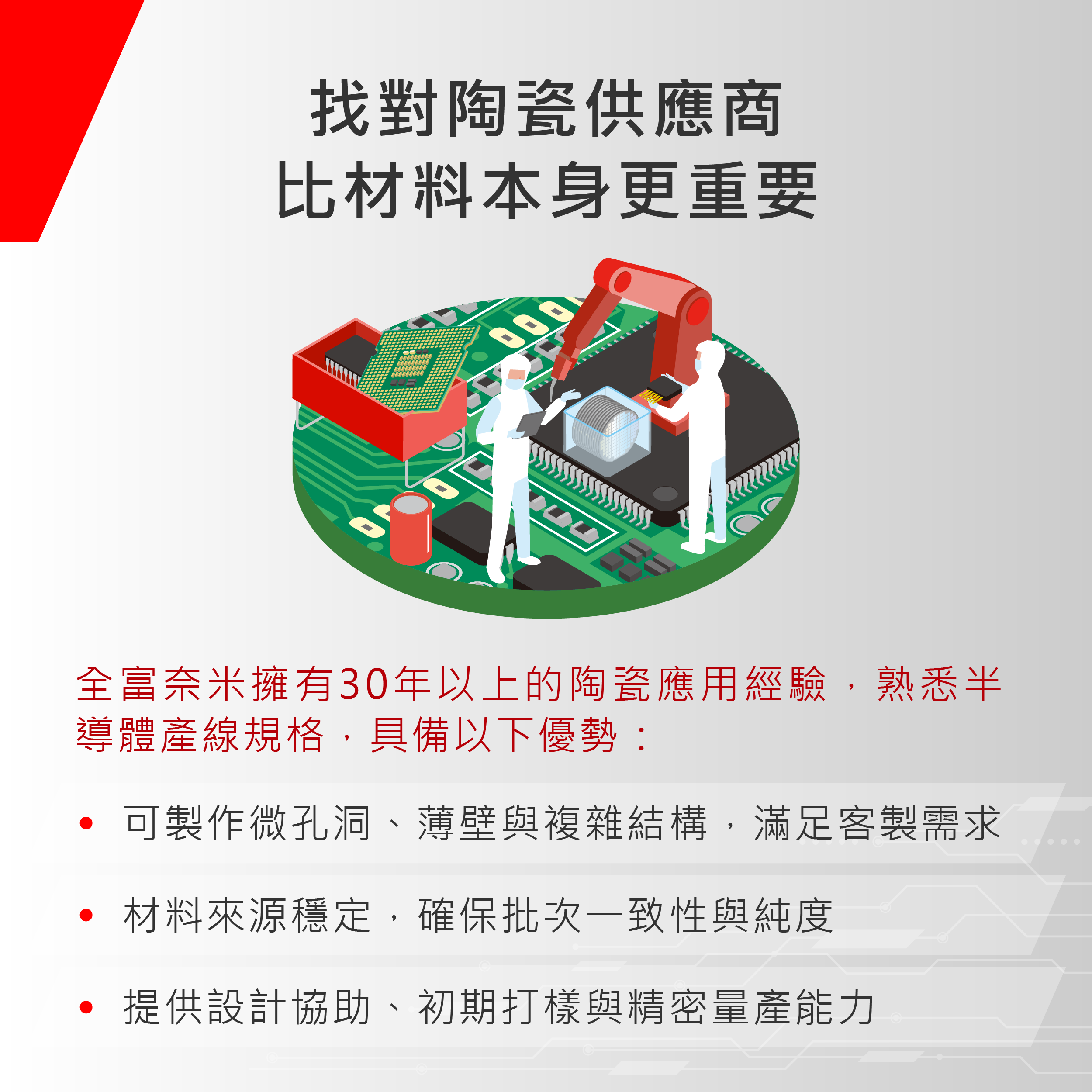 半導體製程用陶瓷材料怎麼選?全解析選材邏輯與應用重點 半導體製程用陶瓷材料怎麼選?全解析選材邏輯與應用重點